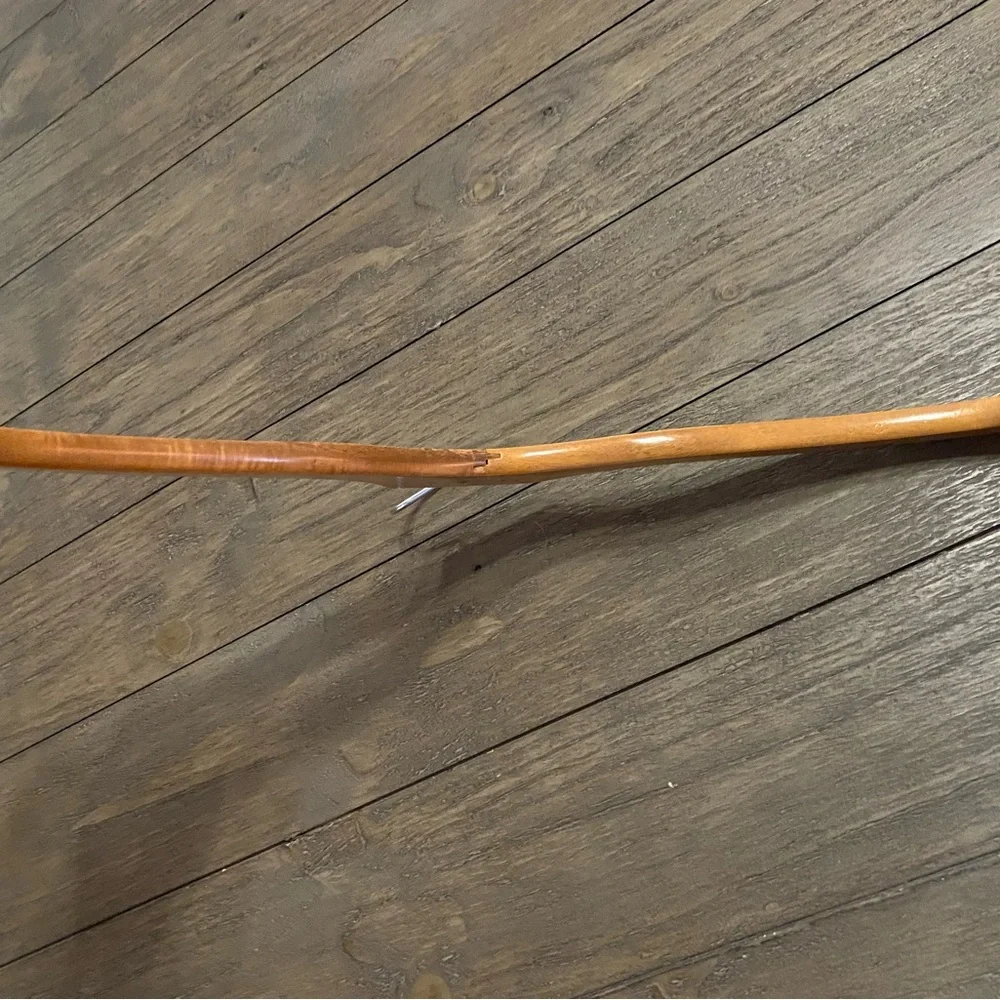 Bebe Natural Wood Hanger Vintage 90s